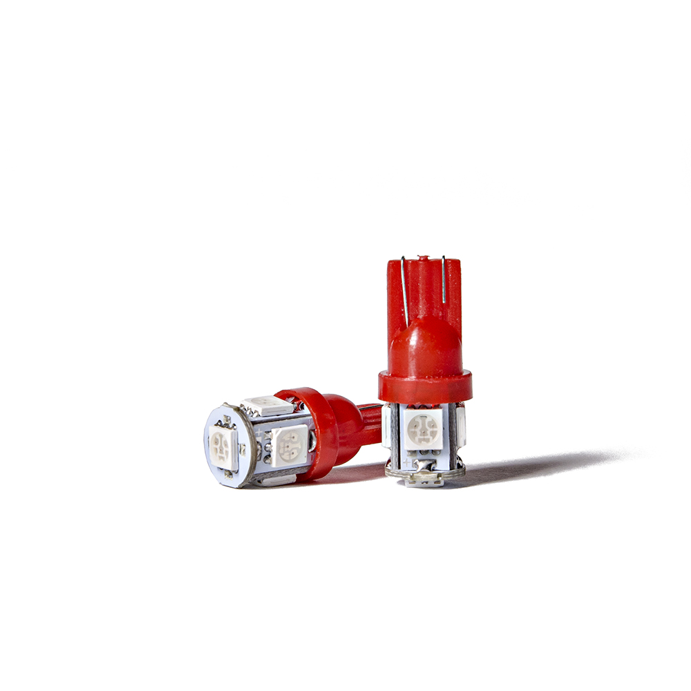 12961ROJ5P - LAMPARA LED 12V 5P ROJO