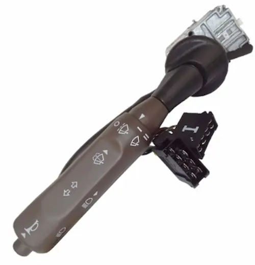 13009 - LLAVE LUCES MULTIFUNCION M.BENZ MARRON 12V - 2 FICHAS 7 + 8 PINES