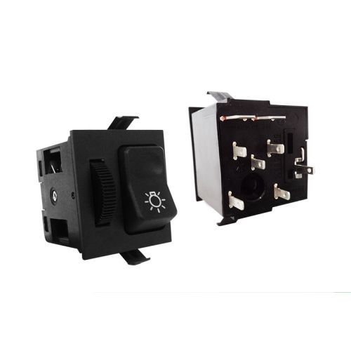 13229 - TECLA LUCES M.BENZ 12V CON REOSTATO