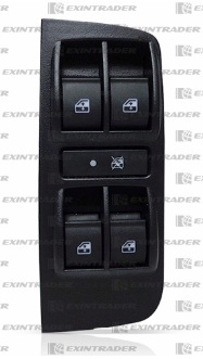 13345 - TECLA LEV.CRISTAL FIAT PALIOP - SIENA - 8 PINES - CUADRUPLE