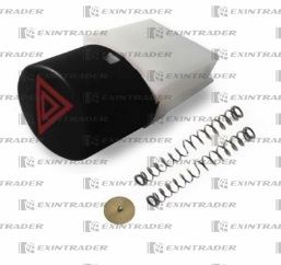 13374 - REPUESTO BOTON BALIZA FIAT PALIO - NEGRO