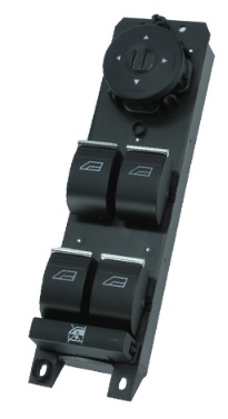 13376 - TECLA LEV.CRISTALES FORD FIESTA CUADRUPLE