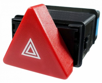 14546 - TECLA BALIZA VW 8P ROJO