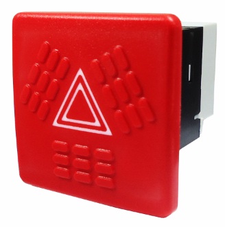 14800 - TECLA BALIZA IVECO EUROCARGO - ROJA 9 PINES