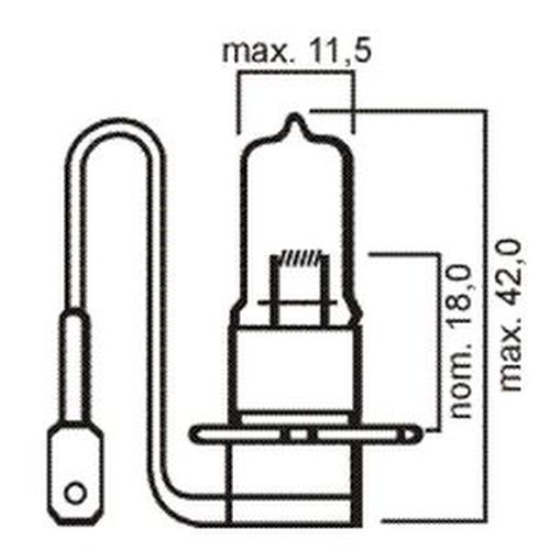 16050 - H3 LAMP.12V 130W FLOSSER