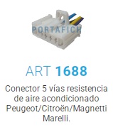 1688 - FICHA 5 VIAS PEUGEOT CITROEN