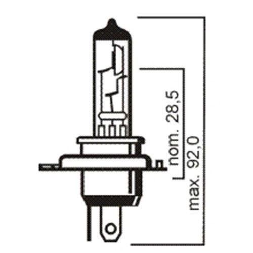 26018 - H4 LAMP.24V 90/100W P43T