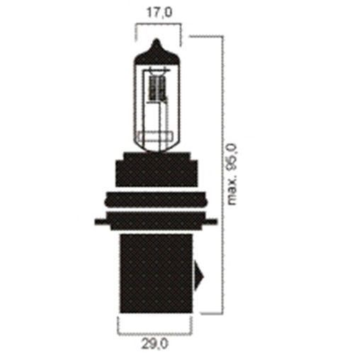 26026 - 9007 LAMP.12V 65W