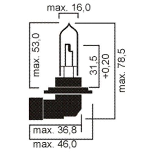 26055 - 9005 LAMP.12V 65W HB3