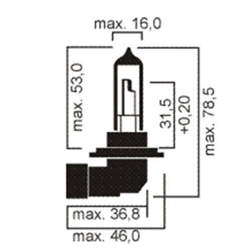 26057 - 9006 LAMP.12V 55W HB4
