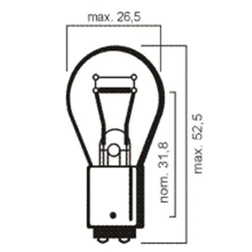 26095 - 1176 LAMP.12V 21/5W P/P