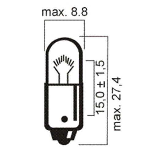 26111 - LAMP.24V 3W TAB.