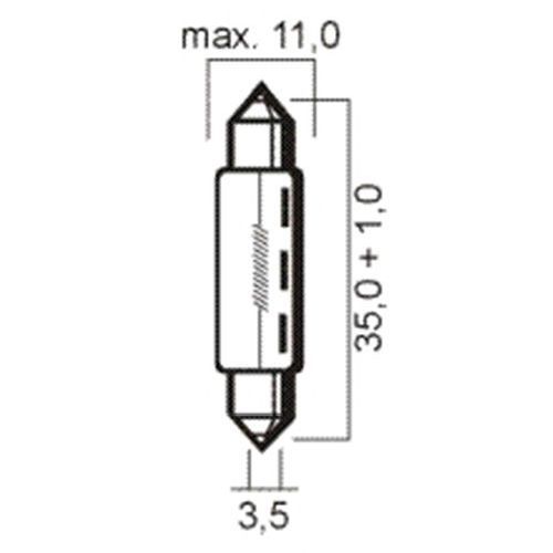 26151 - LAMP.TUBULAR 12V 5W