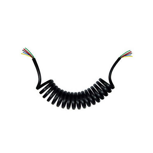 26607 - CABLE HELICOIDAL 7 PINES - 6500MM  - NEGRO