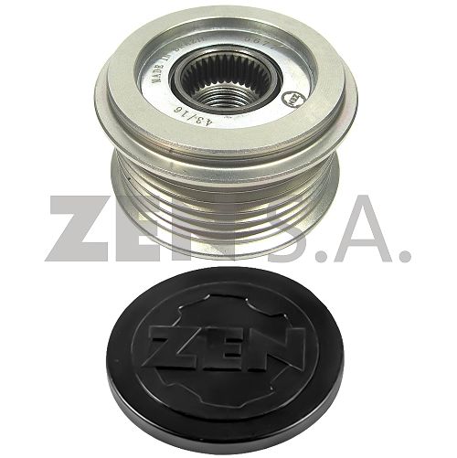 ZEN5677 - POLEA ALT. CON EMBRAGUE D.REMY CHEVROLET CRUZE - S10 ZEN5677 - POLEA ALT. CON EMBRAGUE D.REMY CHEVROLET CRUZE - S10
