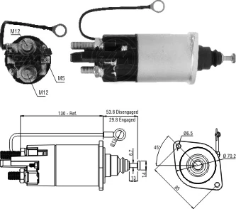 ZM1-841 - SOLEN.D.REMY  24V 39MT CUMMINS