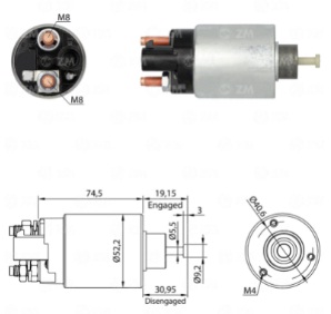 ZM1-866 - SOLEN.D.REMY CHEVROLET CAPTIVA - COBALT - SILVERADO - SAAB - BUICK