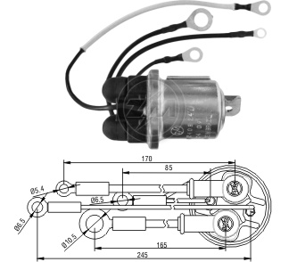ZM2-409 - SOLEN. D.REMY 24V AUXILIAR M.BENZ 915 - 1218 - 1725