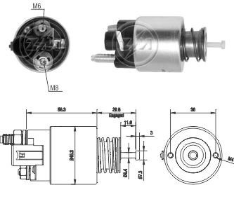 ZM261 - SOLEN.D.REMY CHEVROLET AGILE - ONIX - CORSA - SPIN - SPARK - PRISMA