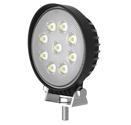 ACA525LA - REFLECTOR 9 LED AZUL REDONDO 12/24V - LARGO ALCANCE