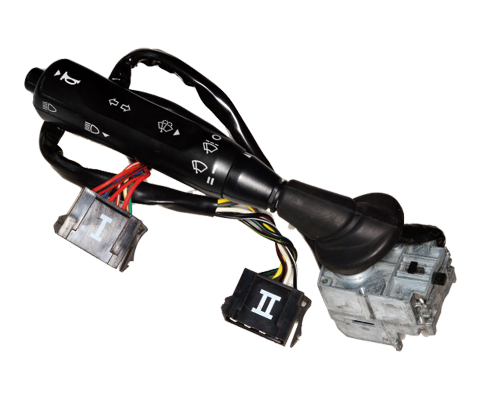 ALF217 - LLAVE LUCES MULTIFUNCION M.BENZ NEGRA