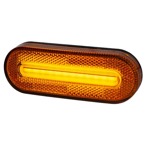 1010E.A - FARO LED AMBAR - 12/24V