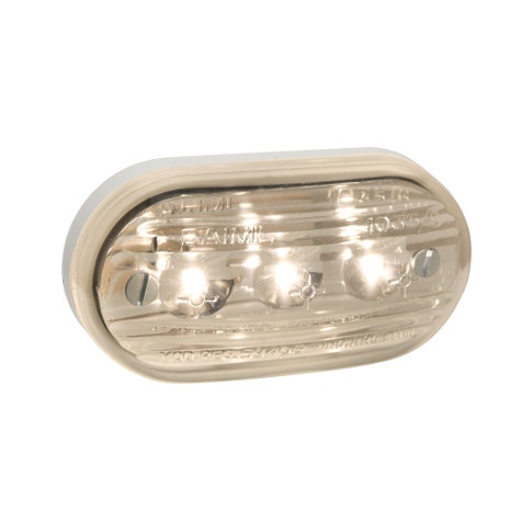 1033E.C - FARO 3 LED CRISTAL - 12/24V