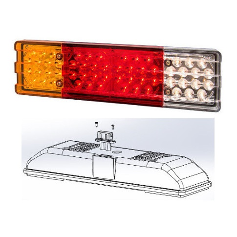 1350EI - FARO LED TRASERO M.BENZ 12/24V - IZQUIERDO