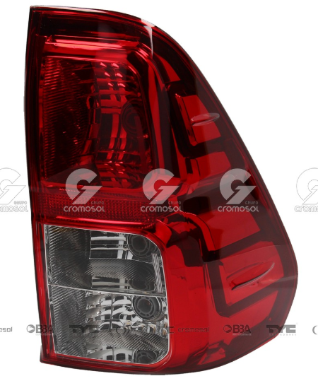 39013/D - FARO TRASERO TOYOTA HILUX D/2016 - CON PORTALAMPARA
