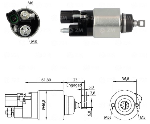 ZM1-281 - SOLEN. BOSCH TOYOTA COROLLA 1.6/1.8/2.0 16V
