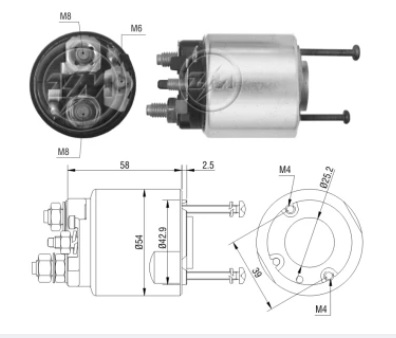 ZM495 - SOLEN.VALEO 12V M.BEZ CLASE A