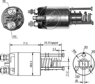 ZM6-651 - SOLEN. M.MARELLI FIAT BRAVO - TEMPRA 1.9D