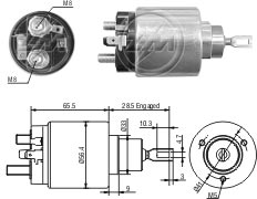 ZM1-773 - SOLENOIDE ARRANQUE BOSCH VW FOX