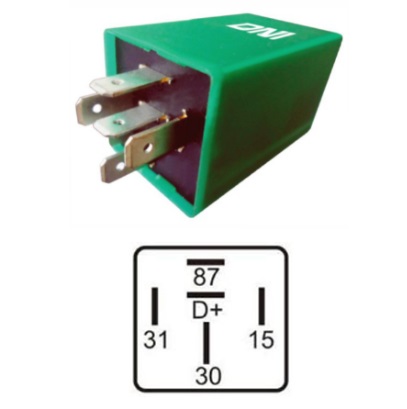 DNI8538 - RELAY BOMBA COMBUST. VW CAMONES - 12V 5T DNI8538 - RELAY BOMBA COMBUST. VW CAMONES - 12V 5T