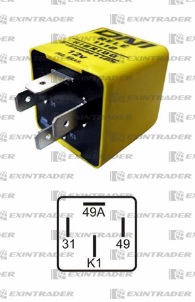 DNI1112- RELAY DESTELLADOR HIBRIDO 12V 120A LED DNI1112- RELAY DESTELLADOR HIBRIDO 12V 120A LED