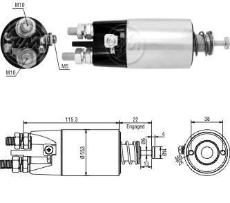 ZM4-897 - SOLEN.MITSUB.CUMMINS 24V