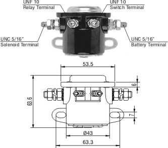 ZM401 - SOLEN.AUXILIAR 12V 2 SAL