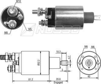 ZM5-485 - SOLEN.CAMION VW INDIEL 12v