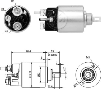 ZM6-271 - SOLEN.BOSCH 2T 24MM