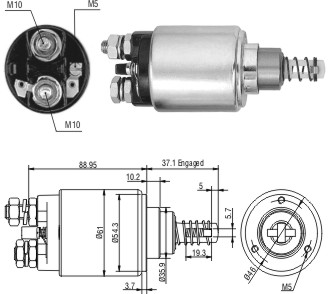 ZM632 - SOLEN.VW CAM.BOSCH BRAS.