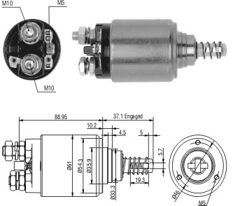 ZM731 - SOLEN. M.BENZ BOSCH 12V PERKINS - M.BENZ - VOLVO