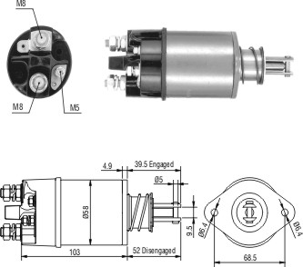 ZM801 - SOLEN.PERKINS INDIEL 12V - AN115 - B.FINO