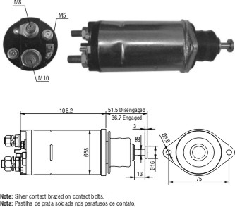 ZM810 - SOLEN. D. REMY 24V 28MT
