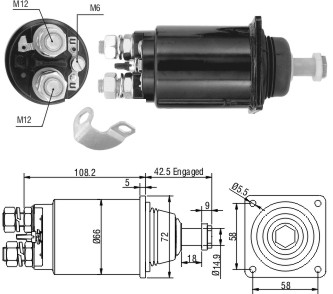 ZM831 - SOLEN.BOSCH 12V M.BENZ 1630 - VW 16.220