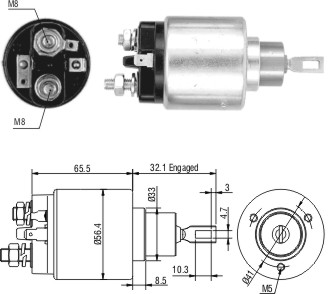 ZM872 - SOLEN.MONZA BOSCH 12V