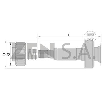ZEN2004 - IMPULSOR ARRANQUE DENSO TOYOTA HILUX D/2015