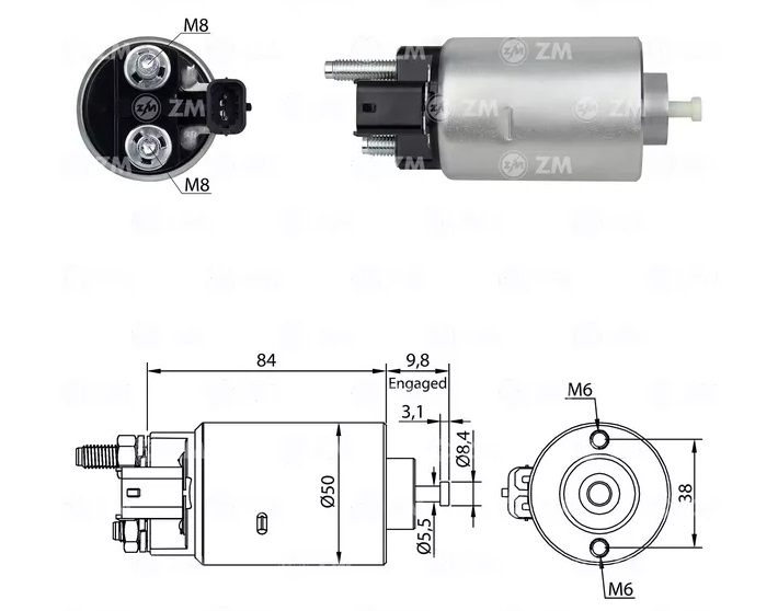 ZM997 - SOLEN. DENSO CHEVROLET CRUZE II - TRACKER - EQUINOX 1.5/1.6